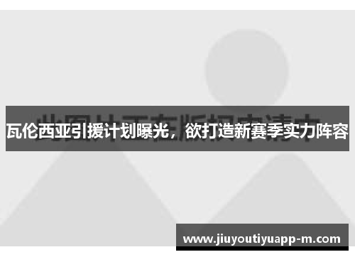 瓦伦西亚引援计划曝光，欲打造新赛季实力阵容